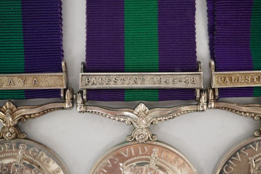 Four George VI General Service Medals